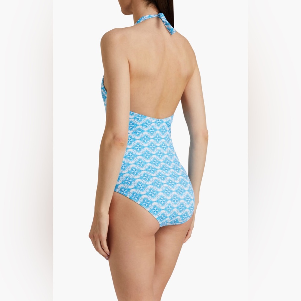 Melissa Odabash Rimini Halterneck One Piece Swimsuit I Size 4 (IT40) I NWT $277 - Picture 2 of 5